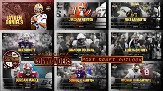 Command Post LIVE! | Filling Out Commanders Depth Chart Post Draft; How Do We Feel About the Roster?