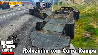GTA V Online: ROLEZINHO COM CARRO RAMPA! VOADORAS ÉPICAS