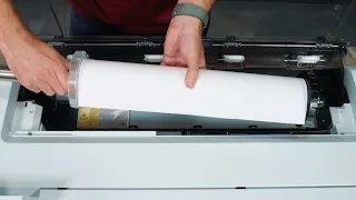 Loading Paper Media in the Epson SureColor F570 Sublimation Printer