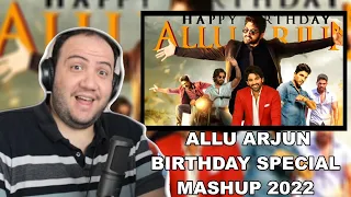 Icon Star Allu Arjun Birthday Special Mashup 2022 Reaction | RKR Cutz | Producer Reacts తెలుగు 🇮🇳