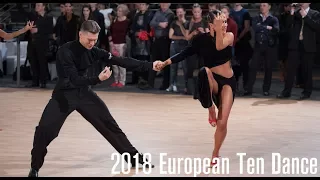 2018 WDSF European 10D | The Latin Final | DanceSportTotal