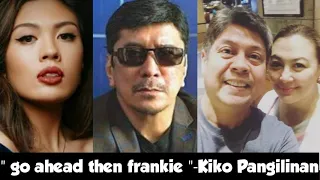 SHARON AT KIKO PANGILINAN BILIB SA TAPANG NI FRANKIE NA MAKIPAGSAGUTAN KAY BEN TULFO!