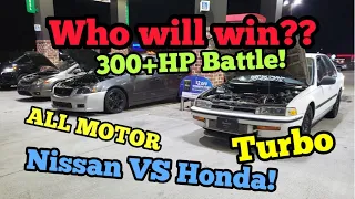 330whp Turbo F23A Swapped Accord VS 300+whp ALL MOTOR HR Swapped GUTTED Altima | Roll Racing Mexico!