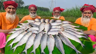 Fish Biriyani - Expensive Hilsa / Elish Fish Biryani Cooking by Grandpa for Old Age Special people