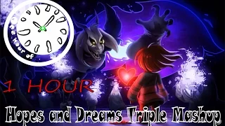 Undertale - Hopes and Dreams + SAVE the World & His Theme Triple Mashup 1 hour