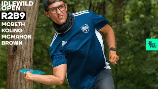 2020 IDLEWILD OPEN | R2B9 LEAD | McBeth, Koling, McMahon, Brown | Jomez Disc Golf