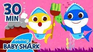 Time to Clean the Sea with Baby Shark! | Earth Day Songs | +Compilation | Baby Shark Official