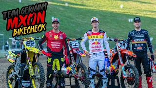 MXoN Ernée 2023: Team Germany Bikes & Gear - Ken Roczen, Simon Längenfelder und Tom Koch