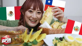 JAPONESA PREPARA COMIDA LATINOAMERICANA por primera vez