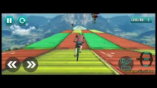 BMX Cycle Stunt Racing Game | Pro Gamer Simulator #shorts #viral #trending #gaming #cycle #stunt