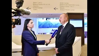 Интервью Президента Ильхама Алиева телеканалу «Россия 1» в Давосе