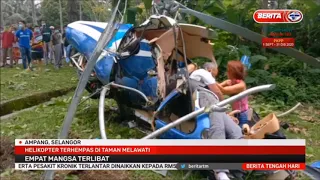 8 NOV 2020 BERITA TGH HARI – HELIKOPTER TERHEMPAS DI TAMAN MELAWATI – EMPAT MANGSA TERLIBAT