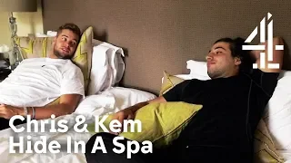 Will Love Island's Chris & Kem Get Caught in a Spa?! | Celebrity Hunted