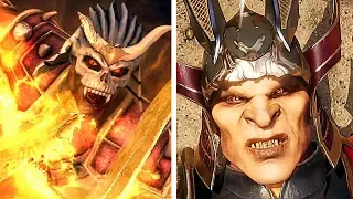 Mortal Kombat 11 Shao Kahn Death Scene Vs Mortal Kombat 9 Shao Kahn Death Scene Comparison