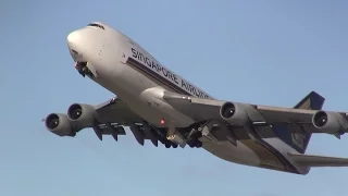 Plane spotting at Auckland International Airport (compilation) ✈