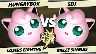 GOML X TOP 8 - Hungrybox (Jigglypuff) Vs. SDJ (Jigglypuff) Smash Melee - SSBM