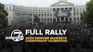 Full rally: Denver Nuggets celebration at Civic Center Park