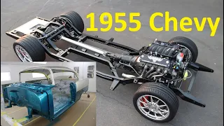 1955 Chevy Art Morrison chassis with IRS & 660hp Wegner LS engine by MetalWorks. Trifive chassis