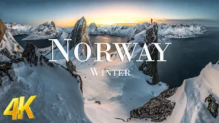 Winter in Norway 4K - Scenic Relaxation Film With Epic Cinematic Music - 4K Video UHD