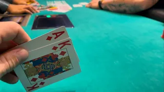 I FLOP an ABSOLUTE monster and GET raised!!! // Poker Vlog #218