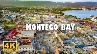 Montego Bay city, Jamaica 🇯🇲 | 4K Drone Footage