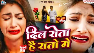 सबसे दर्द भरी ग़ज़ल 2024 - दिल रोता है रातो में - #Bewafai Gana - New Sad Song - Gam Bhare Gane #New