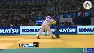 Judo 2013 World Championships: Decosse (FRA) - Alvear (COL) [-70kg] QF