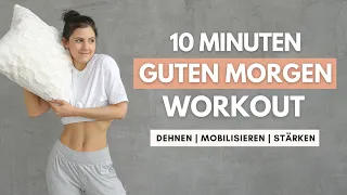 10 MIN Guten Morgen Workout für Anfänger | Ganzkörpertraining für Zuhause | Tina Halder