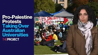Pro-Palestine Protests Taking Over Australian Universities