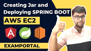 🛑Creating Jar and Deploying Spring Boot Application to Cloud | AWS  EC2 | Examportal#48