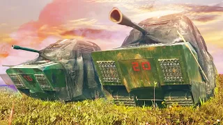 We made four real DIY tanks and arrange the battle!
