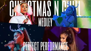 ariana grande - christmas & chill medley (all years perfect performance)