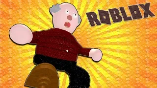 Побег от дедушки в ROBLOX новые приключения мульт героя в детском летсплее от весело играть