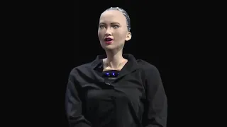 Robot Sophia at the Conference 2018