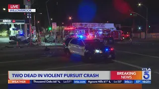 2 dead in Willowbrook crash