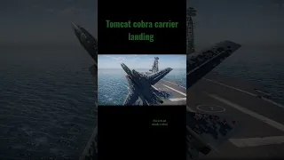 F-14 Tomcat Cobra Carrier Landing | War Thunder | Verbatim | #warthunder #edit #shorts