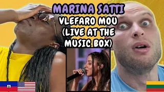 REACTION TO Marina Satti - Vlefaro Mou (Live at the Music Box) | FIRST TIME HEARING VLEFARO MOU
