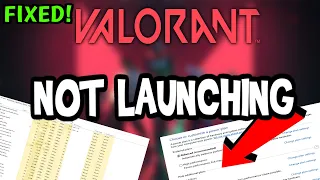 How to Fix Valorant not Launching (100%Fix)