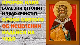 МОЛИТВА ПРОРОКУ ИЛИИ ПРИ БОЛЕЗНИ. ПРОСИ СВЯТОГО ОБ ОЧИЩЕНИИ ТЕЛА И ОБ ИСЦЕЛЕНИИ. НАДЕЙСЯ НА ЧУДО