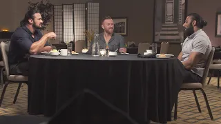 McIntyre, Mahal & Slater recall the hilarious beginnings of 3MB on Table for 3 (WWE Network)