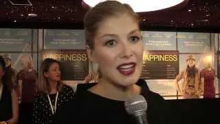 Rosamund Pike Interview - Hector and the Search for Happiness Premiere