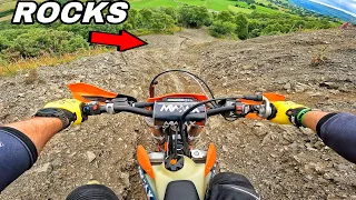 I Ride the Most Dangerous Place in the UK By Myself | Wern Ddu Quarry Enduro