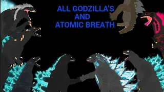 ALL GODZILLA'S AND ATOMIC BREATH (DC2 GODZILLA ANIMATION)