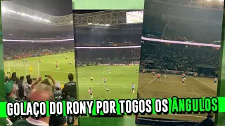 TODOS OS ÂNGULOS DO GOLAÇO DO RONY DE BICICLETA NO ALLIANZ PARQUE