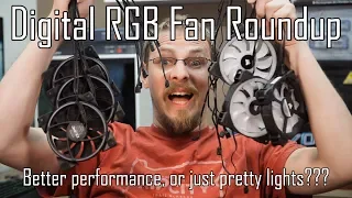 Addressable RGB Fan Shootout - More than just a pretty face?