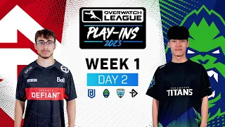 Overwatch League 2023 Season | West Play-Ins | Week 1 Day 2