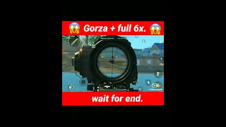 Goroza + FULL 6X O RECOIL - Wait For End 😂 #Short #PUBG