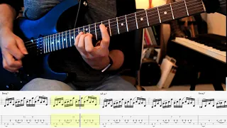 String-Skipping *Fusion* Arpeggios - Lesson w/ TAB