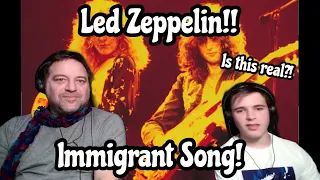 Immigrant Song - Led Zeppelin Father and Son Reaction!