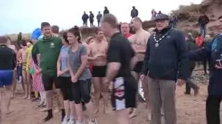 Leap of the Dog New Year Swim 2015 - Magilligan Point, Limavady